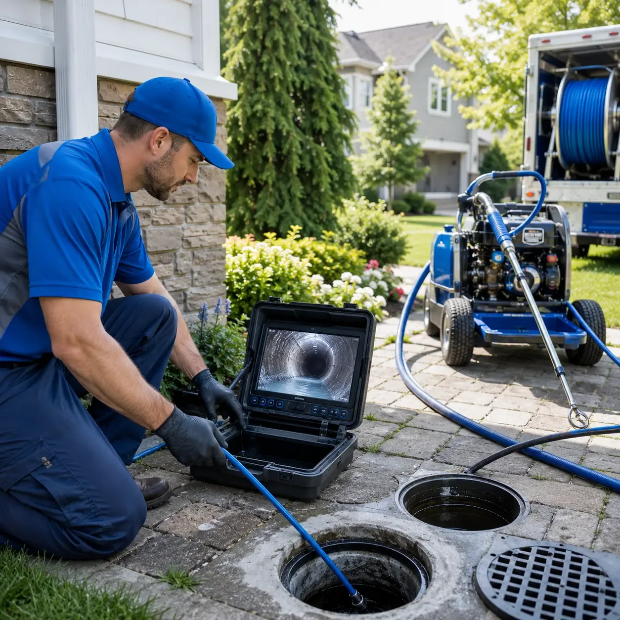 Outdoor drain cleaning professionals serving Convent Station, NJ